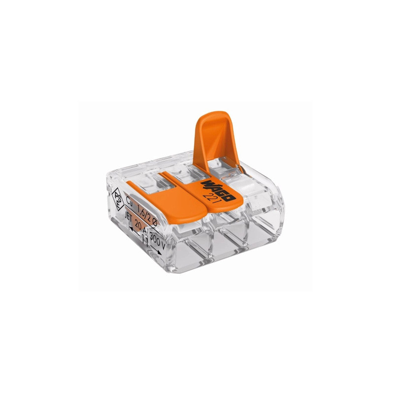 WAGO 3x 0,14-4mm² na linkę