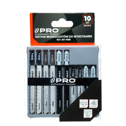 Zestaw brzeszczotów do wyrzynarek zestaw B - 10 szt.