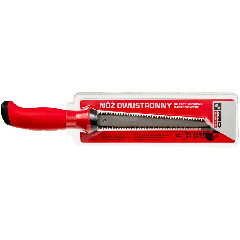 Nóż dwustronny do płyt G/K 150 mm