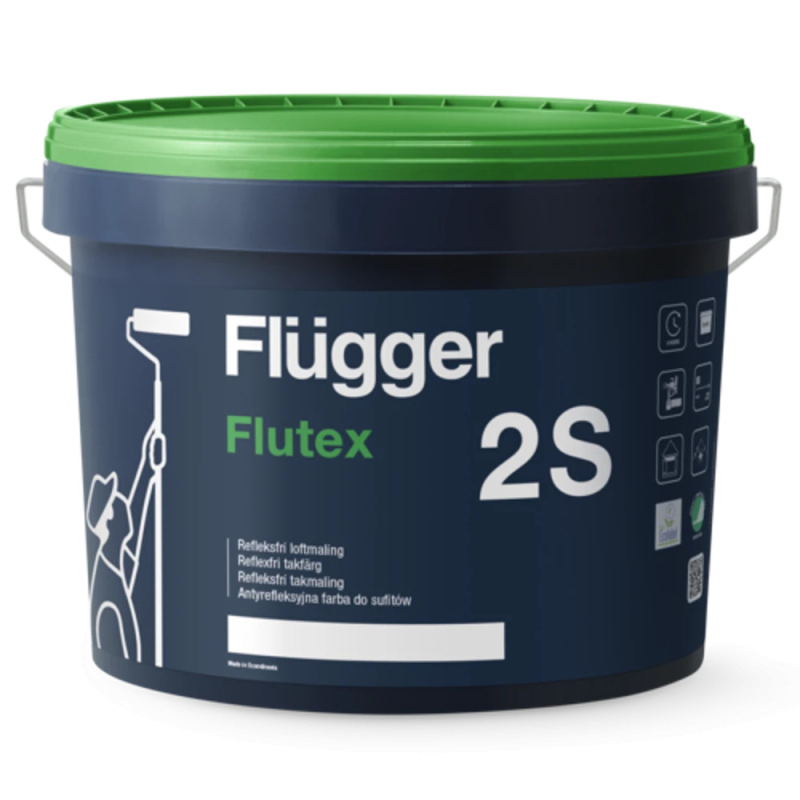 Flügger Flutex 2S – antyrefleksyna farba do sufitów 10L ...