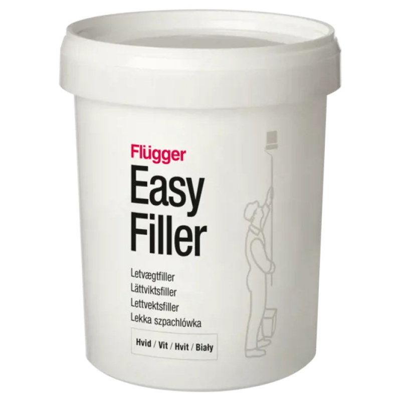 Flügger Easy Filler - lekka szpachla do napraw punktowych ścian i sufitów 1 l