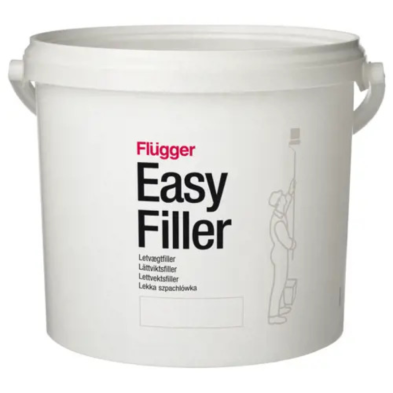 Flügger Easy Filler - lekka szpachla do napraw punktowych ścian i sufitów 2,5 l