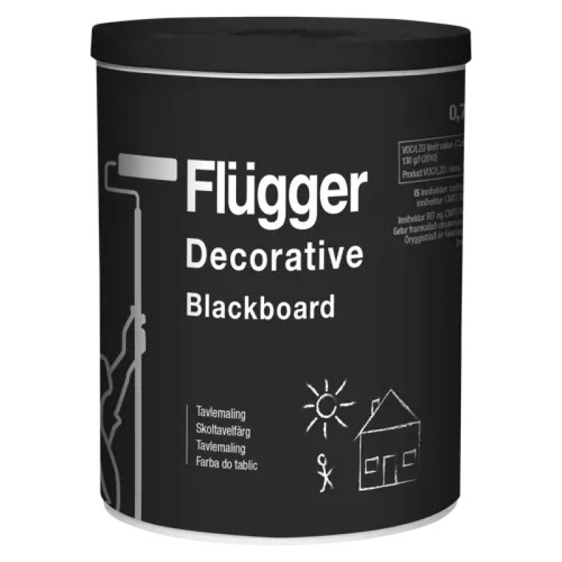 Flügger Interior Blackboard Finish - farba tablicowa do wnętrz