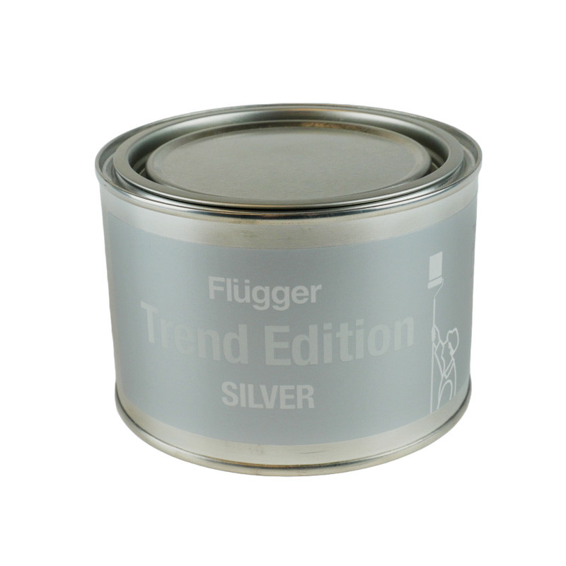 Flügger Trend Edition - farba dekoracyjna z metalicznym efektem (SREBRNA)