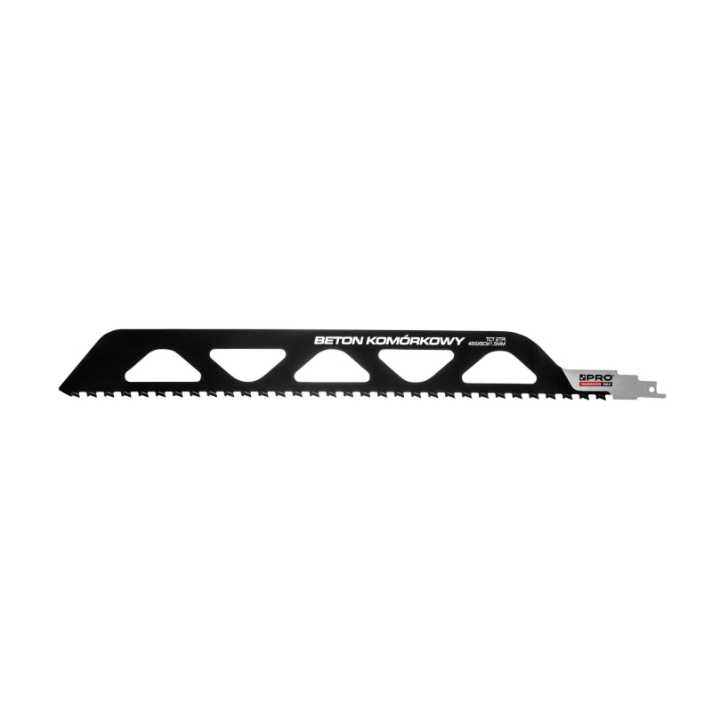 Brzeszczot do pił szablastych - beton komórkowy 455 mm x 50 mm x 1.5 mm x 2T TCT PRO