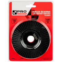 Tarcza ścierna do obróbki drewna tarnik płaska 125 mm PRO
