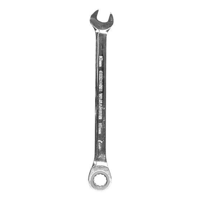 Klucz płaskooczkowy z grzechotką 72t CrV 10 mm PRO