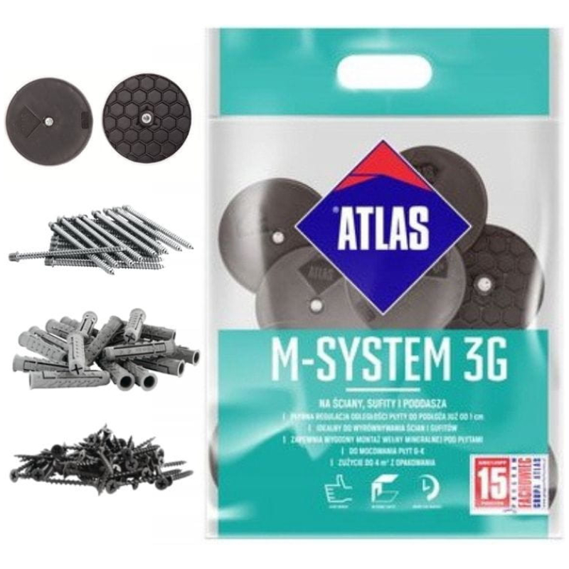 ATLAS M-SYSTEM L 50 3G 120PP M8/FI 6,5 zestaw 50 mm