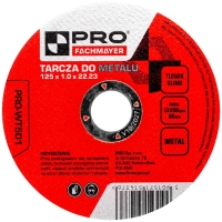 Tarcza do metalu 125 x 1.0 x 22.23 mm PRO