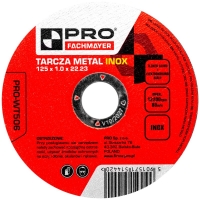 Tarcza do metalu Inox 125 x 1.0 x 22.23 mm PRO