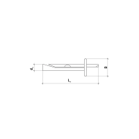 Kotwa metalowa wbijana rozprężna 6 x 35 mm (100 szt.) - obrazek 2