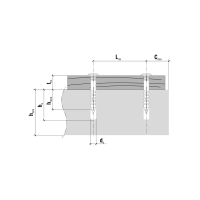 Kołek szybkiego montażu z kołnierzem 6 x 40 mm (200 szt.) - obrazek 3