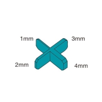 BIHUI dystanse glazurnicze MULTI 1-2-3-4MM (50 szt.) - obrazek 2
