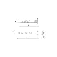 Kołek szybkiego montażu z kołnierzem 6 x 40 mm (200 szt.) - obrazek 4
