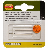 Sztyfty szlifierskie Proxxon 1,2 mm diamentowe (2 szt.) 28230 - obrazek 2