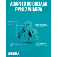 BIHUI adapter do odsysania pyłu z wiadra - obrazek 4